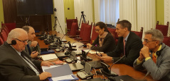 14 December 2018 The Chairman of the Committee on Constitutional and Legislative Issues in meeting with the Head of the Democratization Department in the OSCE Mission to Serbia